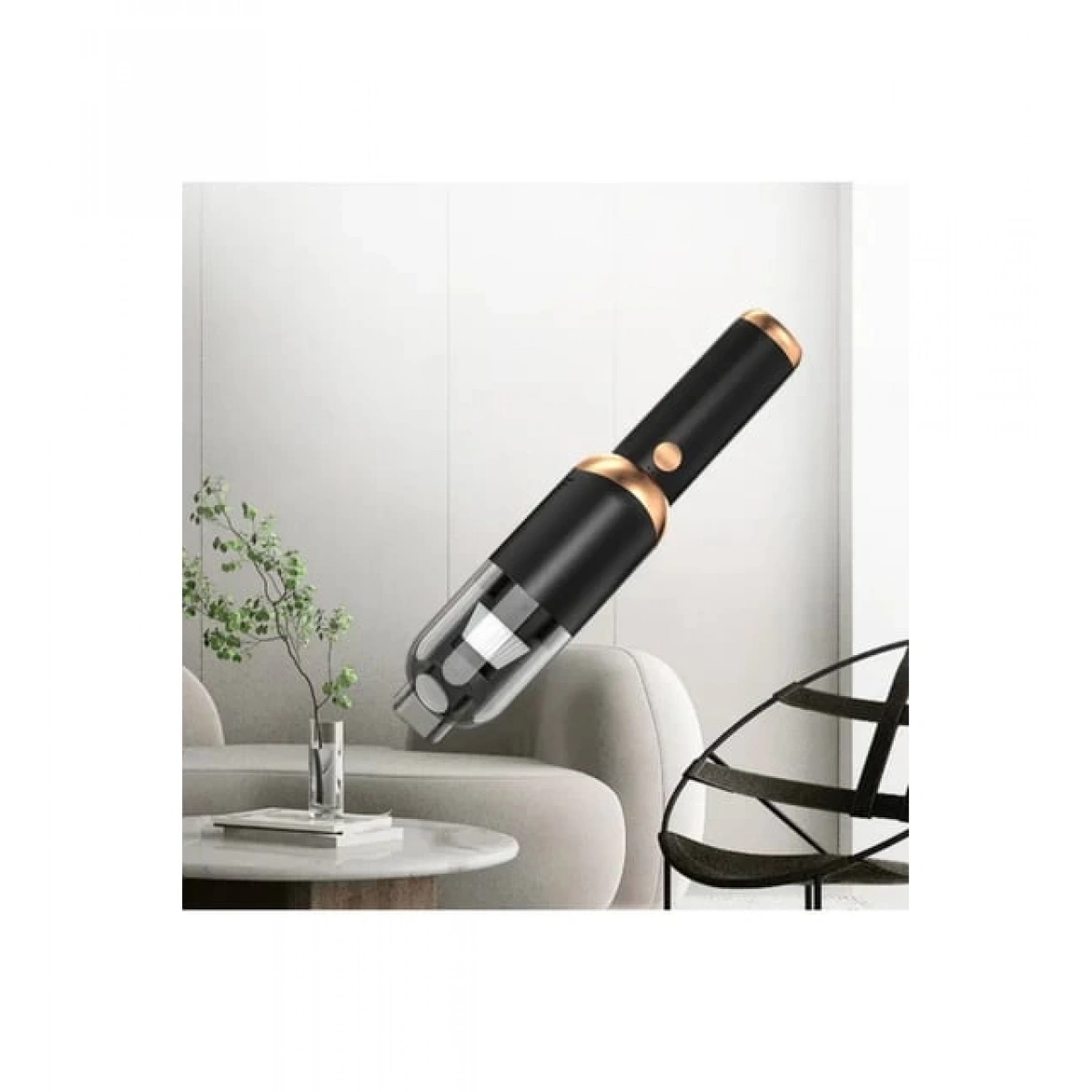 Şarjlı Işıklı Araç Elektrikli Süpürgesi Q9 Siyah