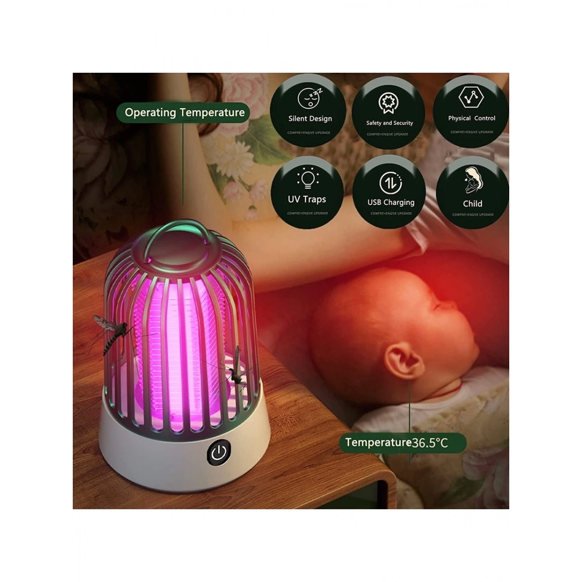 Sinek Öldürücü + Gece Lambası MWD-03