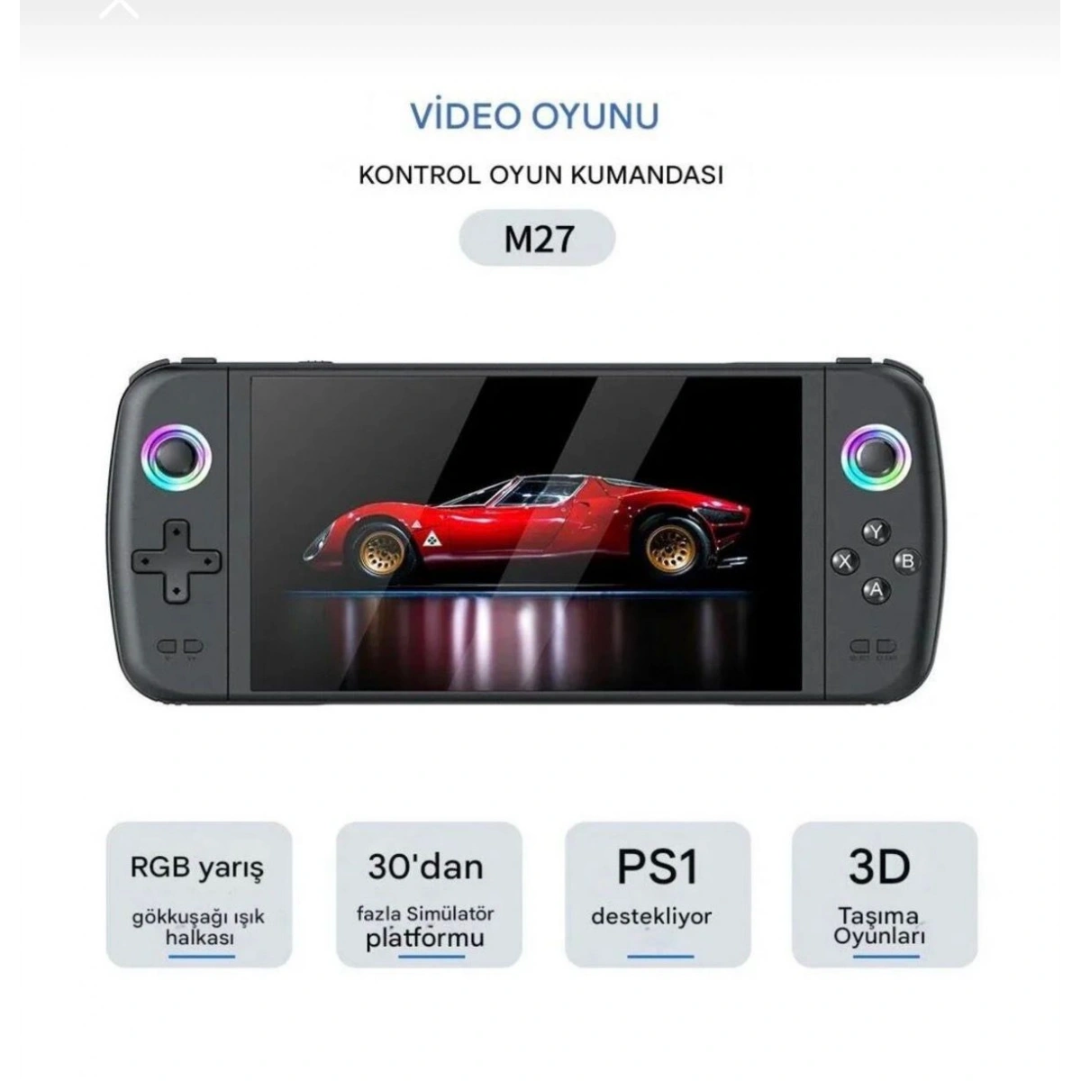 Sjgam M27 Oyun Tetris Siyah