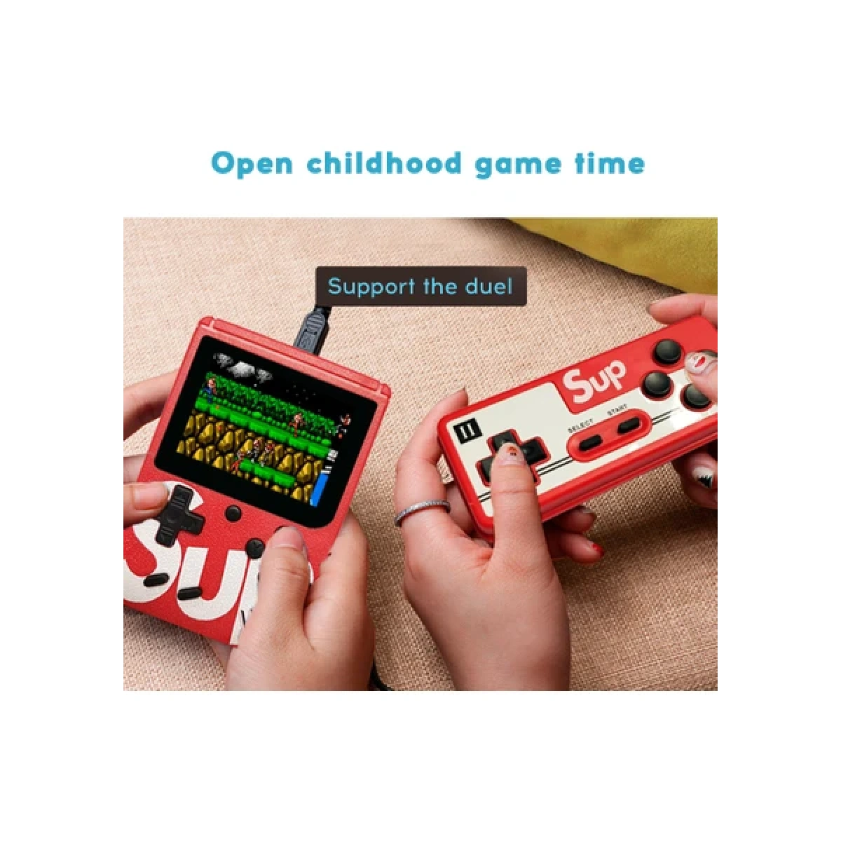 Sup Oyun Konsolu 400 Oyun Sarı