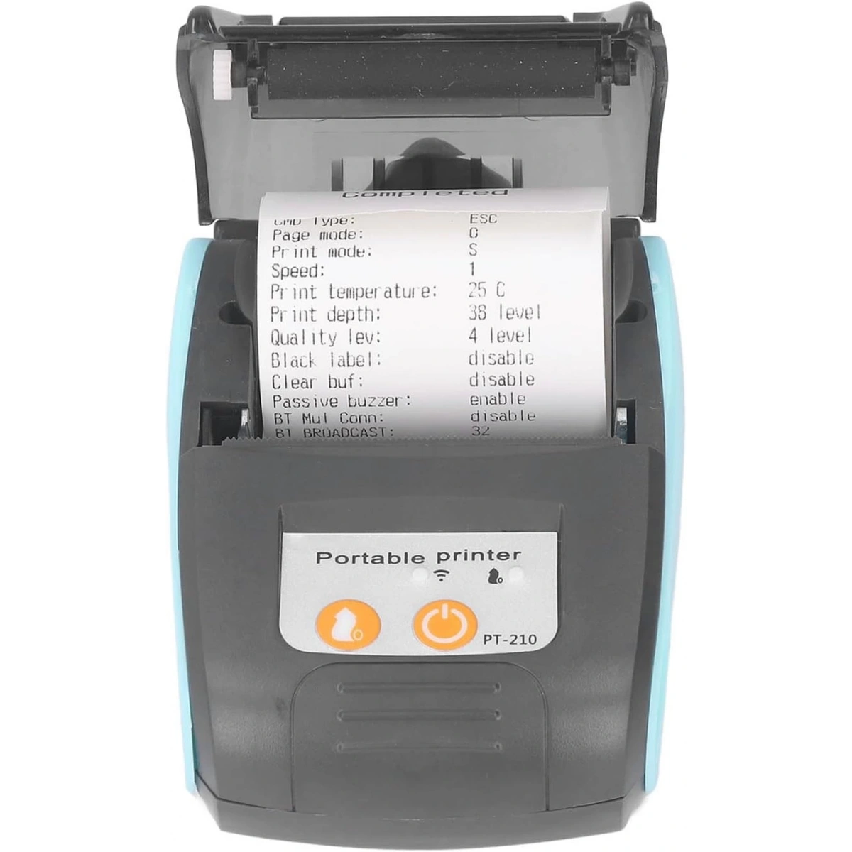 Taşınabilir Termal Yazıcı PT-210 Mavi