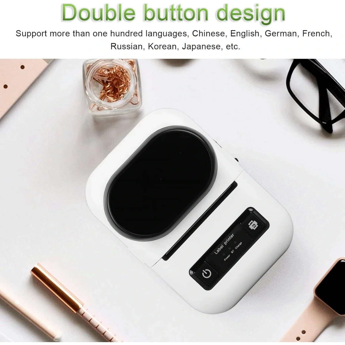 Taşınabilir Termal Yazıcı PT-260 Beyaz