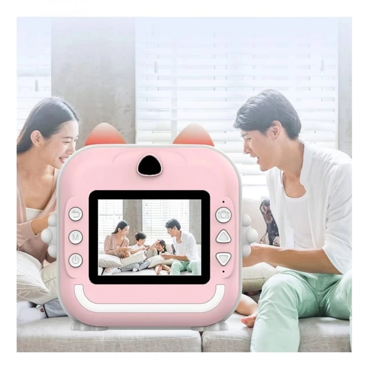 Termal Baskılı Fotoğraf Makinesi Q5 Pembe