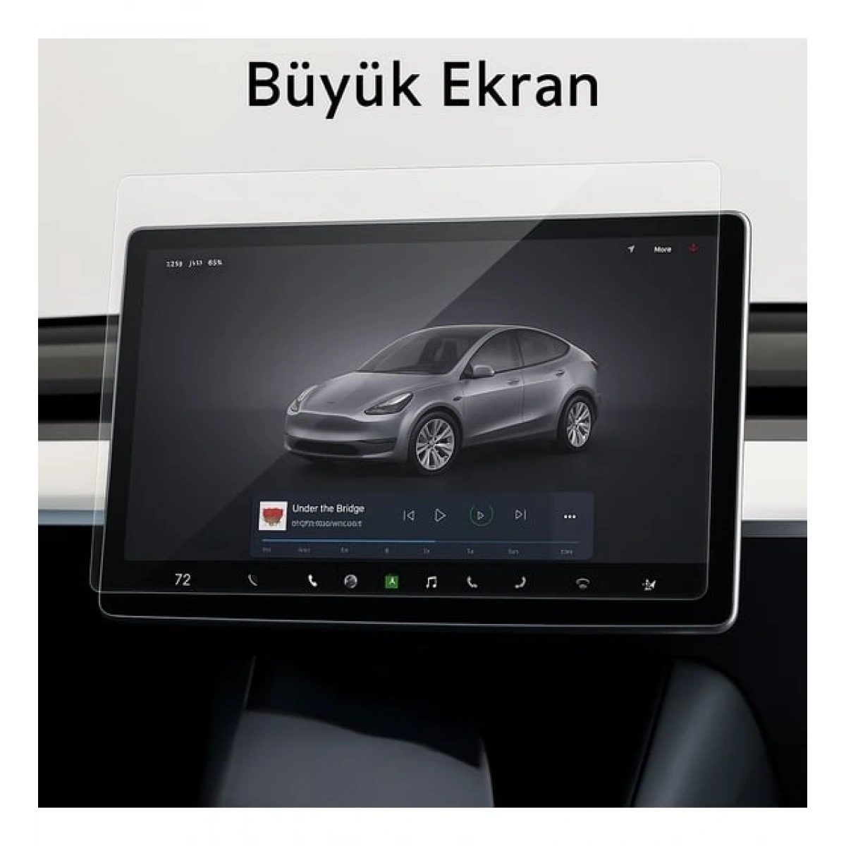 Tesla Model Y Juniper Ekran Koruyucu 2li set
