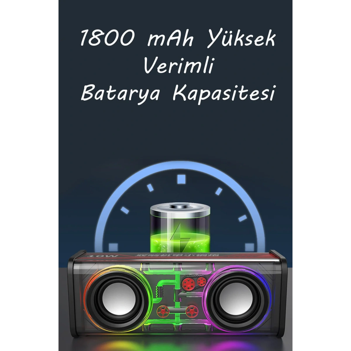 V8 BLUETOOTH HOPARLÖR BEYAZ