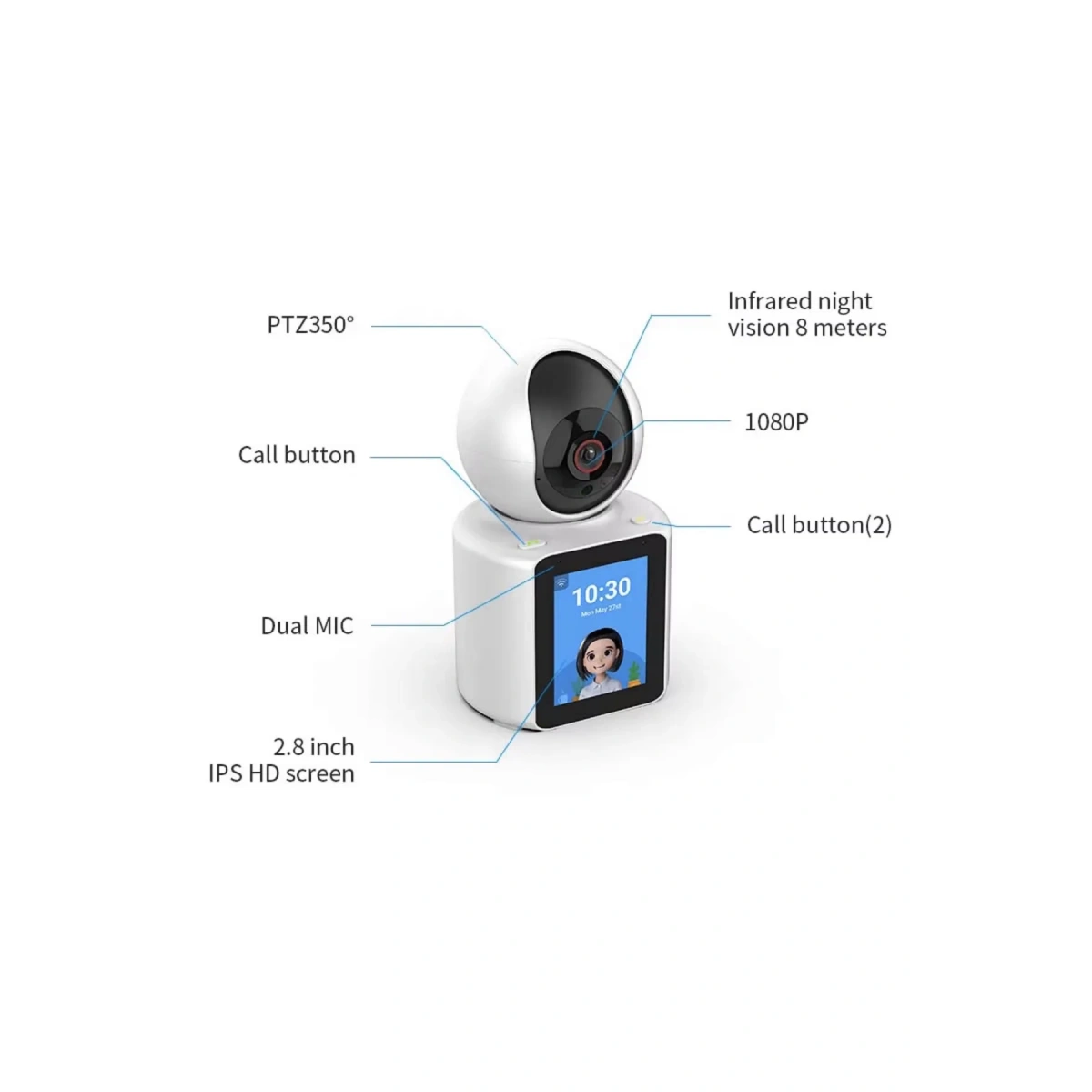 Wifi Ekranlı Çocuk C31 Kamerası