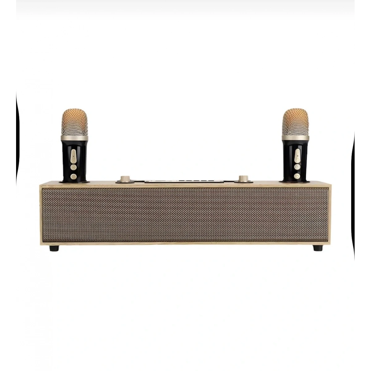 Xm-521k Sp-09 Ahşap 2 Mikrofonlu Bluetooth Ses Bombası