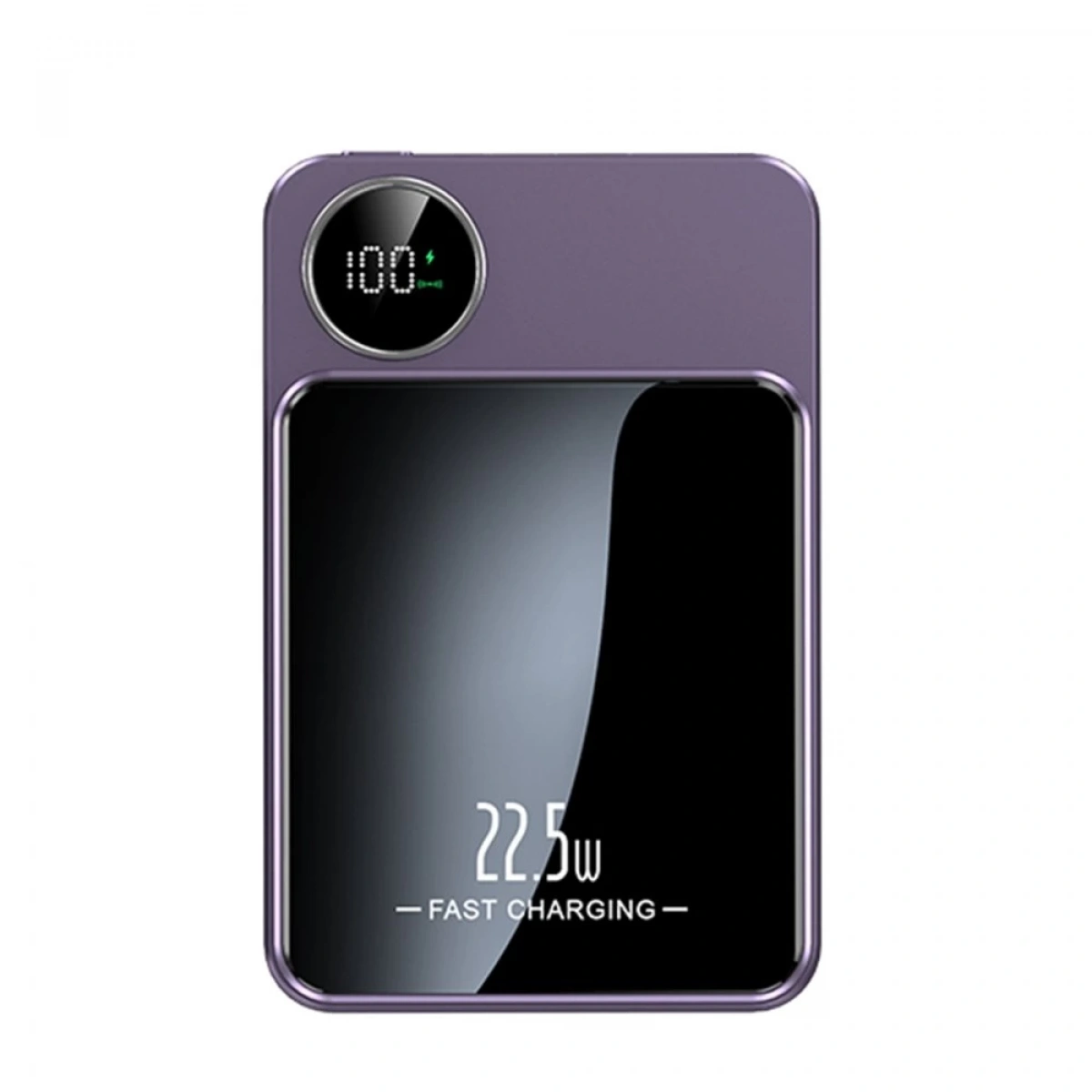 YK DESIGN 5000 MAH KABLOLU-22.5W MAGSAFE-15W POWERBANK YK-915 MOR