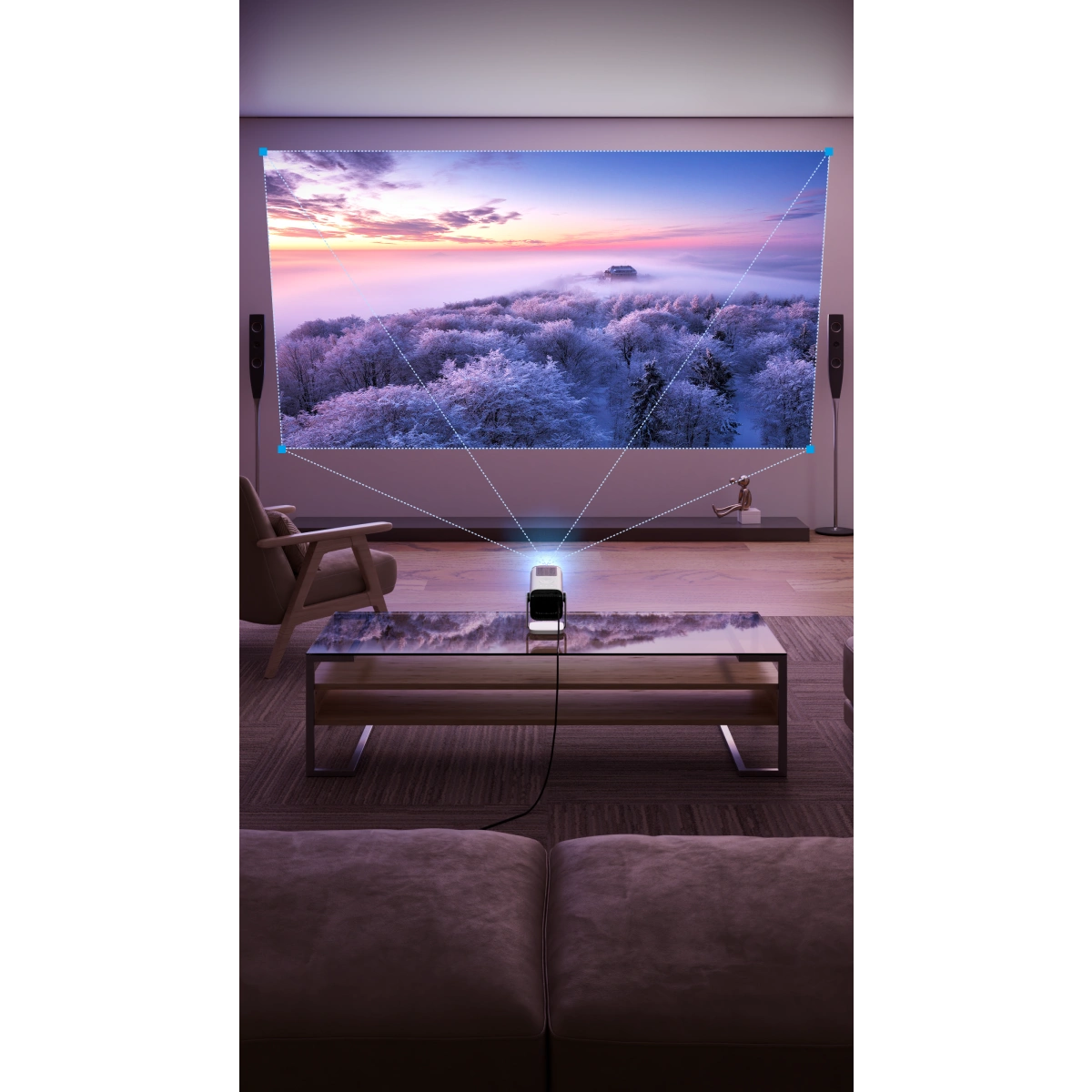 İ-Dragon DR-800 Projeksiyon Beyaz