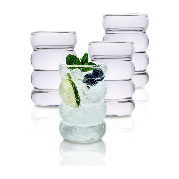 2 Li Boğumlu Model Borosilikat Kokteyl ve Soğuk-Sıcak