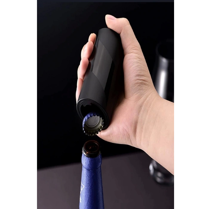 1 Adet Otomatik Basmalı Şişe Kapak Açacağı Multi Fonksiyonel