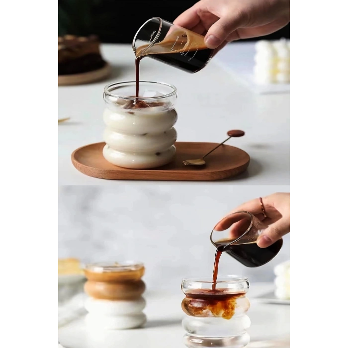 2 Li Boğumlu Model Borosilikat Kokteyl ve Soğuk-Sıcak