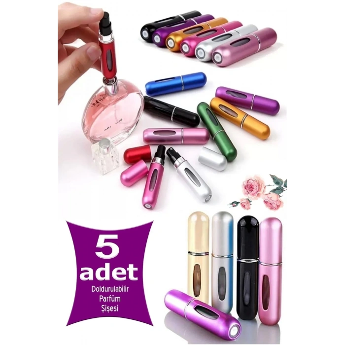 Doldurulabilir Parfüm Şişesi Mini Cep Sprey Parfüm