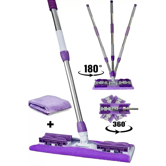 Sihirli Mop Yedek Bez Hediyeli Yer Mopu Fayans Duvar Yüzey Temizlik