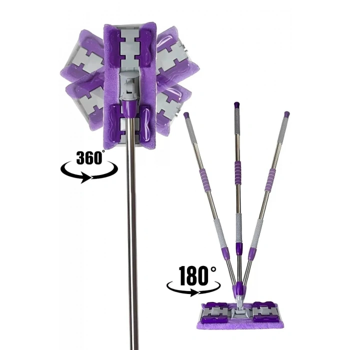 Sihirli Mop Yedek Bez Hediyeli Yer Mopu Fayans Duvar Yüzey Temizlik