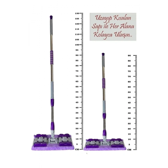 Sihirli Mop Yedek Bez Hediyeli Yer Mopu Fayans Duvar Yüzey Temizlik