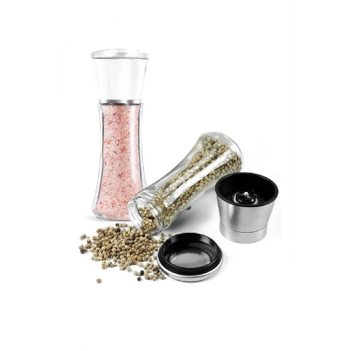 Karabiber Tuzluk Değirmeni Baharat Öğütücü Seramik Bıçaklı Dayanıklı