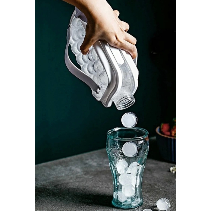 Katlanır Buz Küpü Kalıbı Ve Içecek Şişesi Pratik Taşınabilir