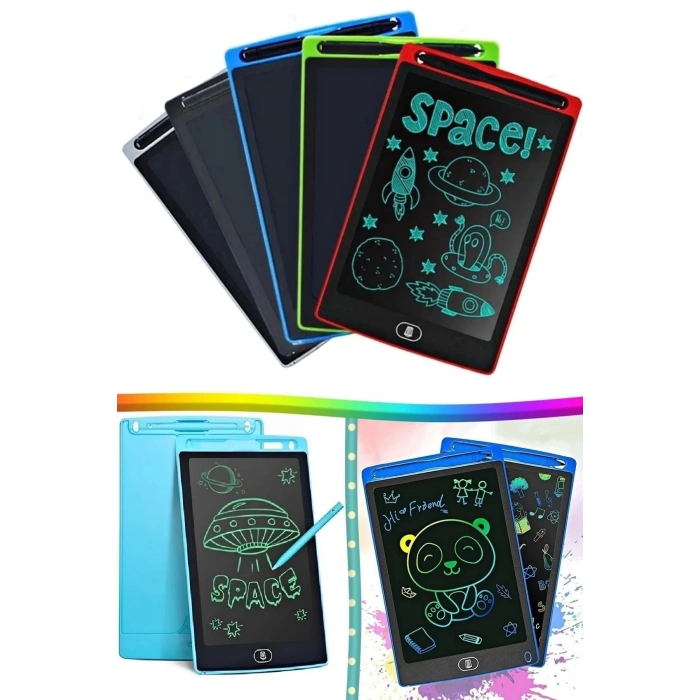 Writing Tablet Lcd 8.5 Dijital Kalemli Yazı Tahtası Grafik Not Yazma Eğitim