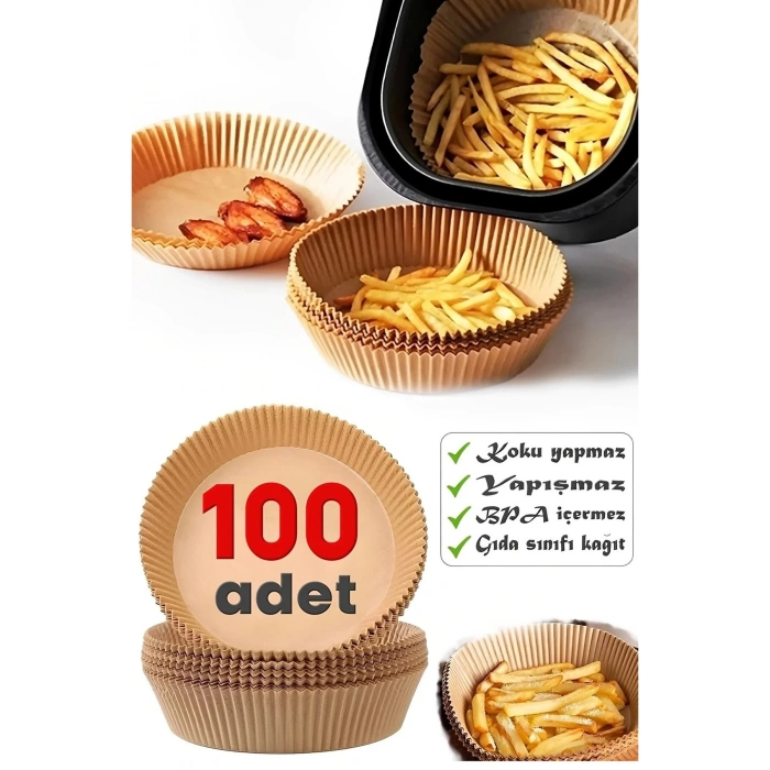 Pişirme Kağıdı Hava Fritözü Yağ Geçirmez Kalıp. Uyumlu