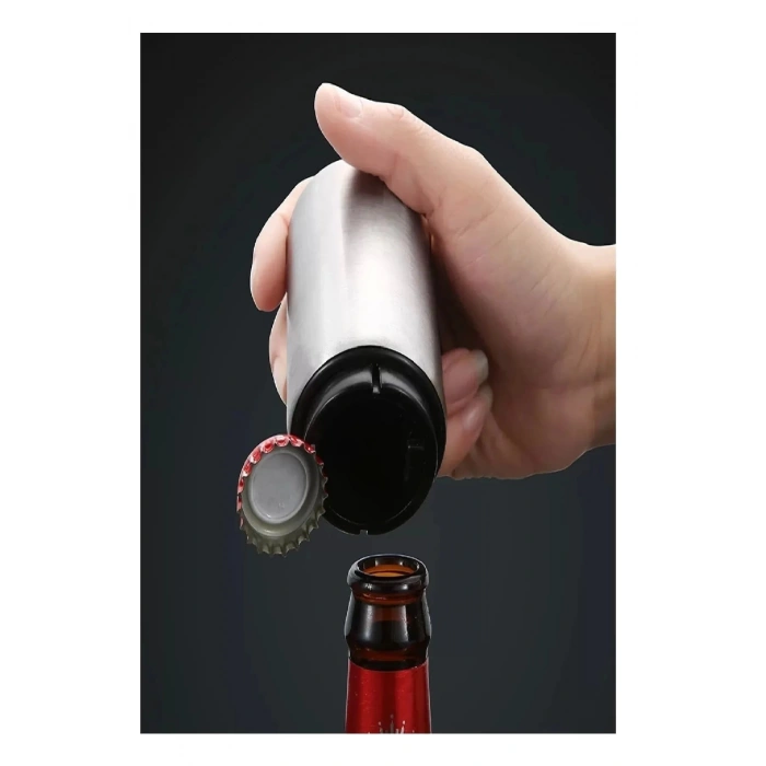 2 Adet Otomatik & Pratik Şişe Açma Bas Çek Şişe Soda Gazoz Kapağı
