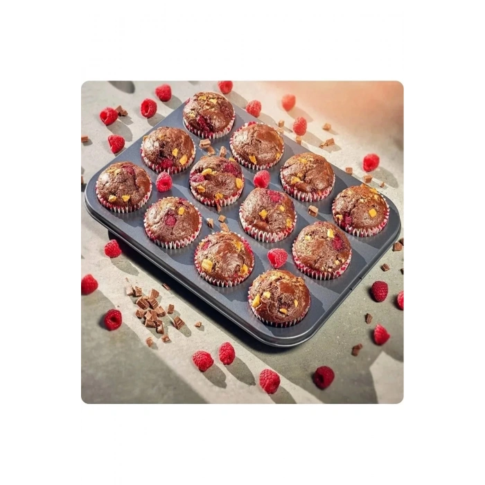 Muffın Kek Kalıbı Cupcake Yanmaz Yapışmaz Kek Çörek Kalıbı