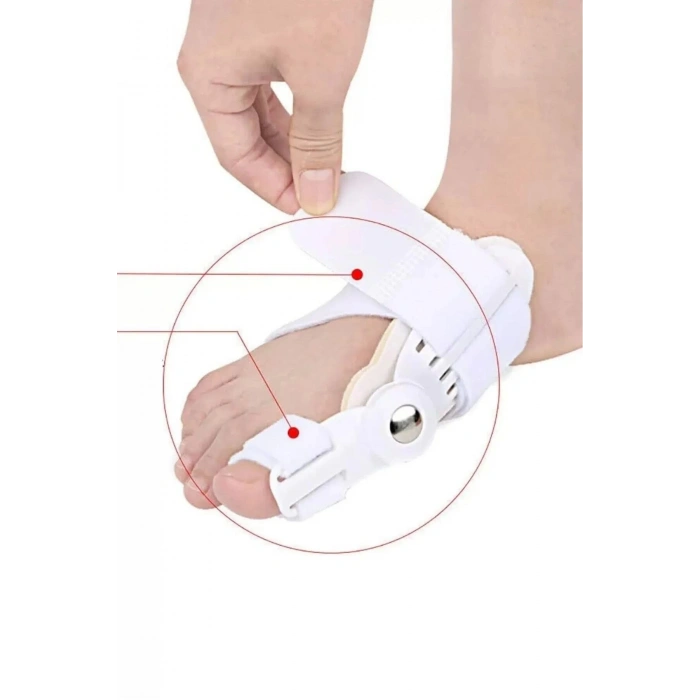 Ayak Baş Parmak Kemik Düzeltici Halluks Valgus Ayak Bakımı Bunyon Koruyucu Gece