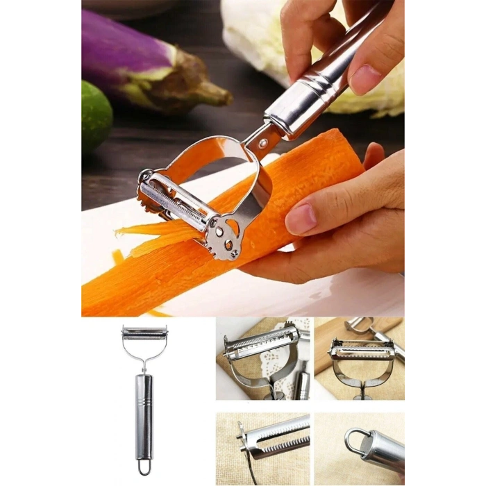 Mutfak Maydanoz Doğrama Makası Çelik Yumurta Çırpıcı Tungsten Bıçak Bileyici Metal Patates Soyacak