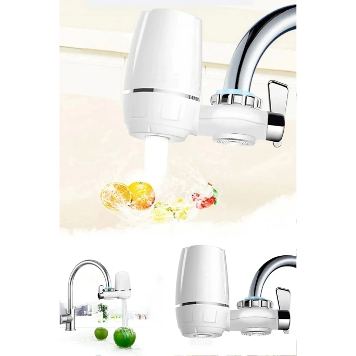 Water Uf Membran Filtreli Musluk Ucu Arıtıcı 7 Katmanlı Temizlenebilir