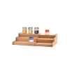 3 Katlı Açılır Baharatlık Düzenleyici Mutfak Rafı 57cm Büyük Boy Bambu Stand Organizer Tezgahüstü