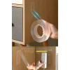 Çift Taraflı Bant Çıkarılabilir Süper Güçlü Çift Taraflı Bant Şeffaf Nano Yapışkanlı