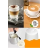 Kahve Köpürtücü Mikser Süt Karıştırıcı Cappuccino Çırpıcı Çelik
