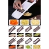 Çok Fonksiyonlu Paslanmaz 8 Bıçaklı Rende Sebze Patates Doğrayıcı Dilimleyici Pratik Rende Seti