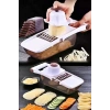 Çok Fonksiyonlu Paslanmaz 8 Bıçaklı Rende Sebze Patates Doğrayıcı Dilimleyici Pratik Rende Seti