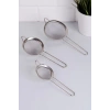 Süzgeci Paslanmaz Metal Çay Süzgeci Bitki Çayı Demleme Süzgeç Çok Amaçlı 3 Lü Set