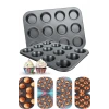 Muffin Kalıbı 12li Kek Pasta Kurabiye Cupcake Lüx Muffin Kalıbı Kek Çörek Fırın Kapsülü
