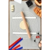 Hamur Açma Silikon Yoğurma Matı Silpat Gri Hamur Matı Pasta Fırın Altlığı Çok Amaçlı