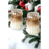2li su kabağı  Bardak  Latte Kahve Kokteyl Sunum Bardağı 400ml  Sapaklı İskandinav Cam