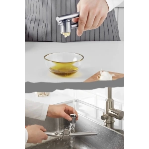 Koncıs Paslanmaz Çelik Sarımsak Ezici Press Koncis Hazneli Sarımsak Ezme