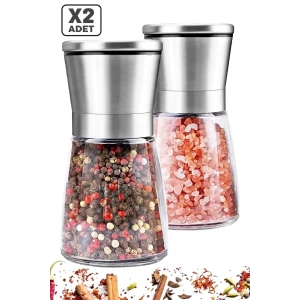 Karabiber Tuz Değirmeni Seramik Bıçaklı Öğütücü Küçük Boy