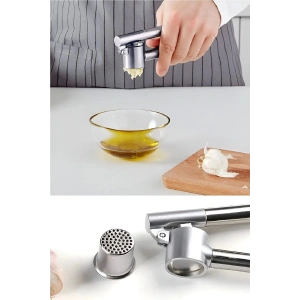 Sarımsak Ezici Konics Yuvarlak Paslanmaz Çelik Ezme