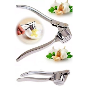 Çelik Sarımsak Ezici Press Pratik Hazneli Sarımsak Ezme Aparatı Paslanmaz Çelik