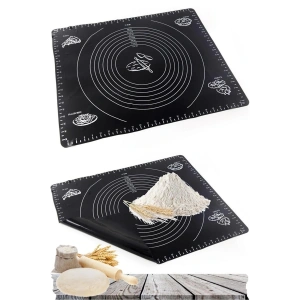 Hamur Matı Açma Yoğurma Mat Silpat Siyah