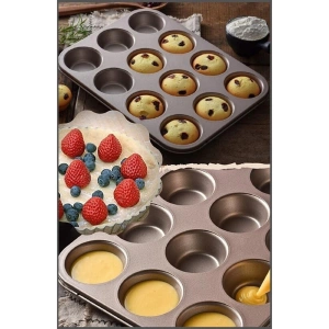 Muffin Kalıbı 12li Kek Pasta Kurabiye Cupcake Lüx Muffin Kalıbı Kek Çörek Fırın Kapsülü