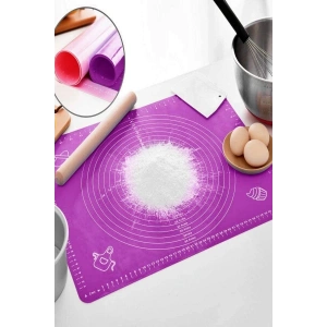 Mor Hamur Matı Açma Silikon Hamur Açma Pasta Fırın Hamur Matı