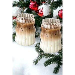 Still İskandinav Tarz Burgu Cam Bardak Seti Kahve Koktey