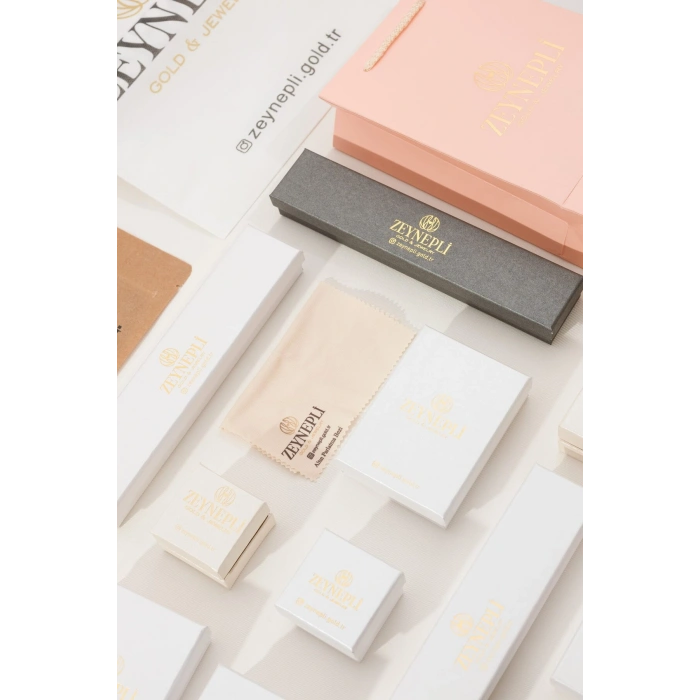 14 Ayar Altın Büyük Füzyon H Harfli Kolye