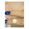 14 Ayar Altın Orta Boy Tuğra Kolye
