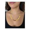 14 AYAR ALTIN ZARİF PULLU KOLYE