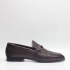 Kahverengi Hakiki Deri Toka Detaylı Neolit Taban Klasik Ayakkabı